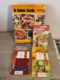 Lotto libri di cucina italiana vintage