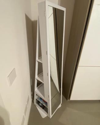 Specchio Portagioie a Figura Intera Girevole