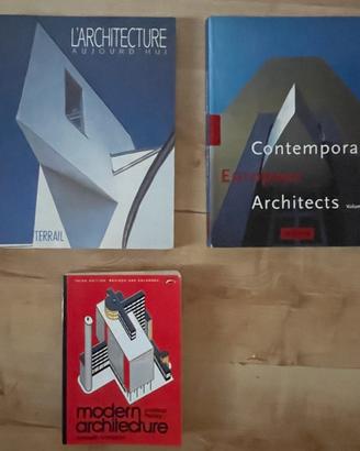 3 libri Architettura contemporanea