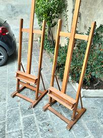 2 cavalletti pittore 