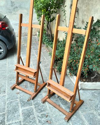 2 cavalletti pittore 