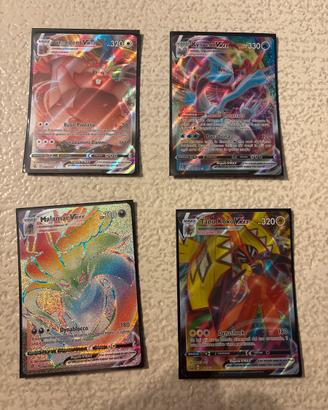 Set 4 Carte VMAX FULL ART