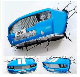 2pz Lampada auto  3DLightFX

con targa nome NUOVA