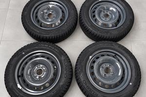 Fiat Panda set invernale completo cerchi piu gomme