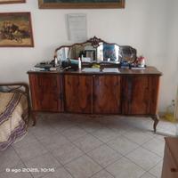 mobile basso con specchiera stile chippendal