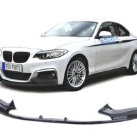 SPOILER LIP BMW F22 F23 LOOK M PERFORMANCE NERO LU
