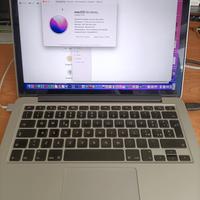 Apple macbook pro retina 13" 2016 batteria nuova 