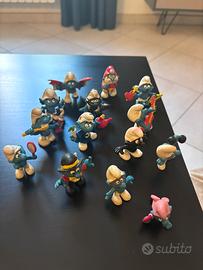 Lotto 14 Puffi Peyo Schleich - Originali