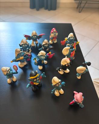 Lotto 14 Puffi Peyo Schleich - Originali