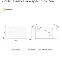 Specchio nuovo mai aperto