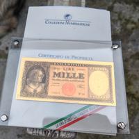 mille lire in oro