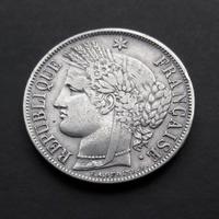 ARGENTO scudone FRANCIA 5 franchi 1851A