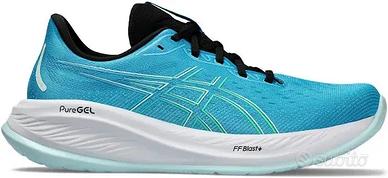 scarpe asics gel cumus 26 digital acqua