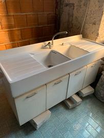 Lavello in ceramica originale anni '50