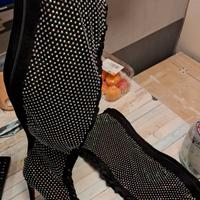 stivali strass 100 euro n. 37