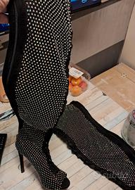stivali strass 100 euro n. 37