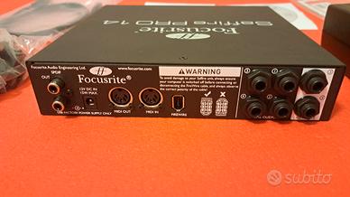 Focusrite Saffire Pro 14 e Avid splitter - Audio/Video In vendita a Roma