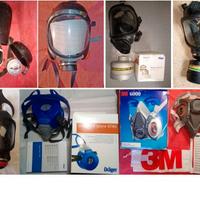 Maschere protezione a pieno facciali MSA vintage