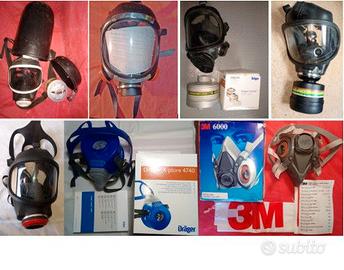 Maschere protezione a pieno facciali MSA vintage