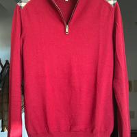 Burberry maglione con zip