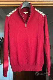 Burberry maglione con zip