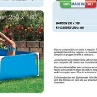 Piscina fuoriterra New Plast mod. Garden 250 x 160