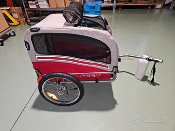 Carrellino cane bicicletta