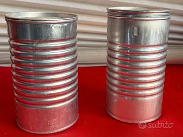 Coppia barattoli in alluminio 'Guigoz'
