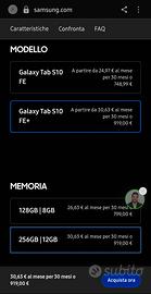 Galaxy tab s10 FE+ 5G