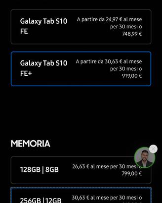 Galaxy tab s10 FE+ 5G