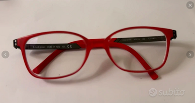 Occhiali da vista rossa Lookkino