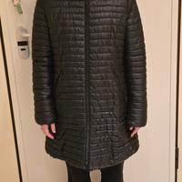 piumino reversibile con pelliccia