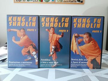 Trilogia VHS Kung Fu Shaolin