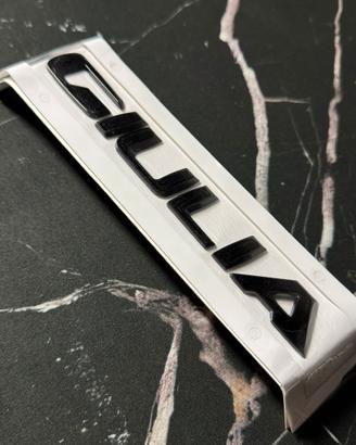 Scritta Giulia Nera Alfa Romeo-Effetto Black Pack