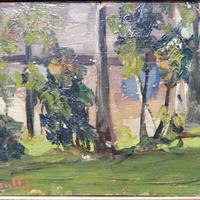 Coppia dipinti Pino Buelli  del 1927