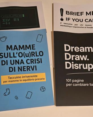 Taccuini divertenti vari formati e temi