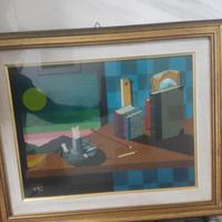 Quadro olio natura morta Alberto Stilio 