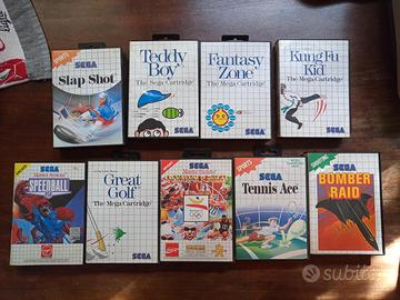 Sega Master System 8 titoli originali giochi Sega 