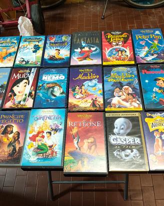 Vhs originali cartoni Disney