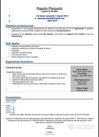 Cameriere di sala /barman