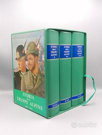 Storia Delle Truppe Alpine Cofanetto 3 Volumi ANA