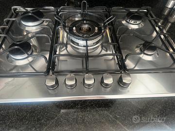 Piano cottura gas Whirlpool 5 fuochi