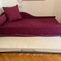 Letto singolo con secondo letto ospite