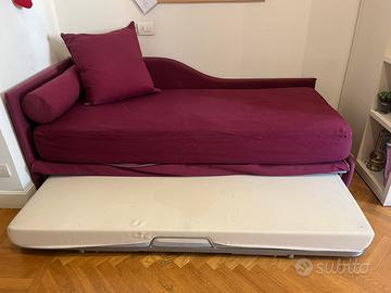 Letto singolo con secondo letto ospite