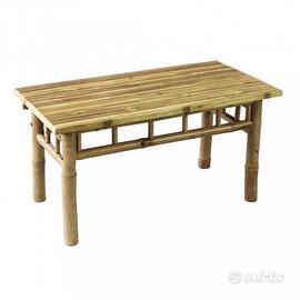 Tavolino Orientale in Bamboo da Esterno 90 x 45cm