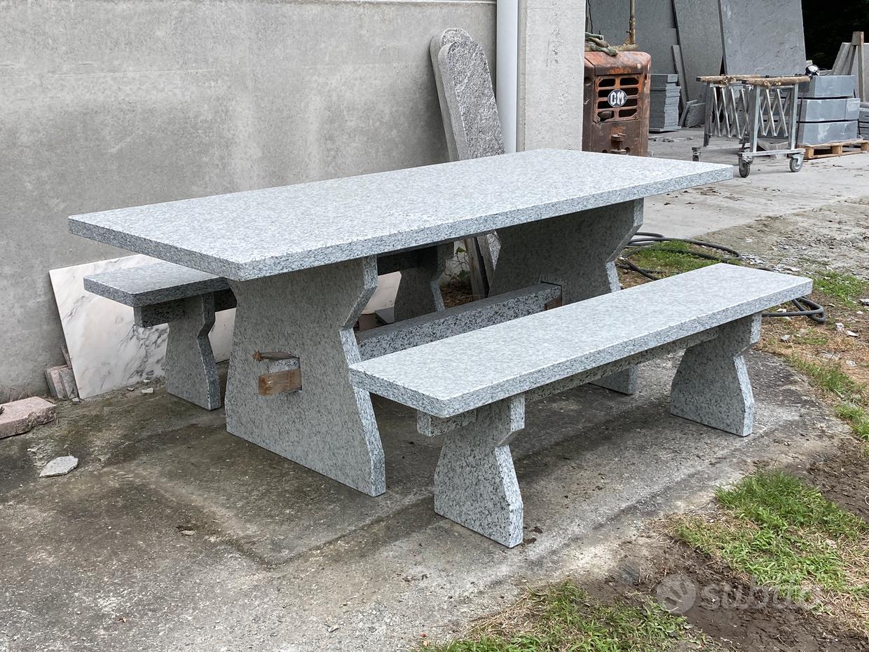 Pietra Naturale Tavoli Esterno Pietra Tavolo In Travertino Il