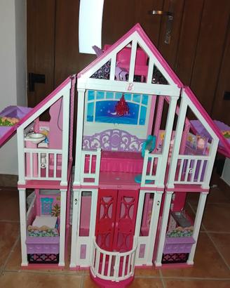Casa barbie con auto