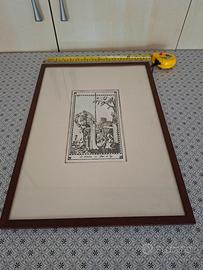 stampa con cornice 