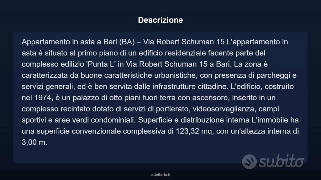 Appartamento – Bari, San Pasquale - Vista 4