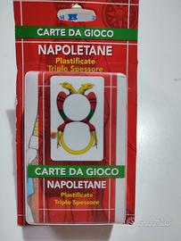 Carte da gioco napoletane plastificate 